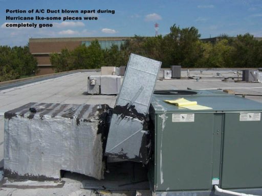 Hurricane Ike roof damage