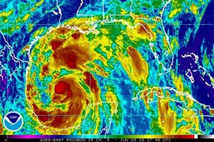 Hurricane Alex Satellite