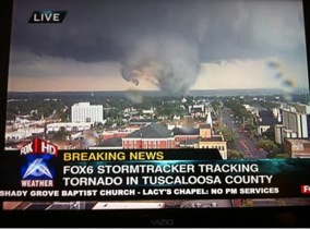 Screenshot from Fox affiliate in Tuscaloosa