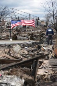 Damage from Hurricane Sandy