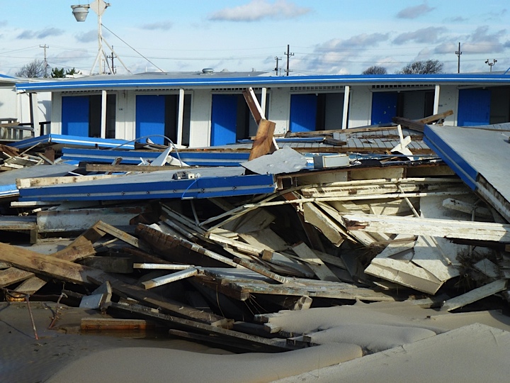 Post-Sandy damage, photo by Complete