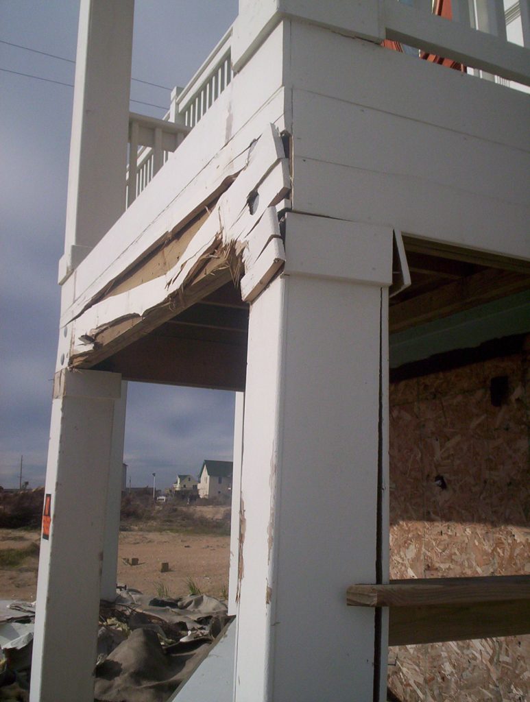 Hurricane Isabel damage