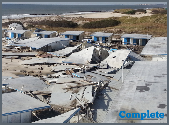 Hurricane Sandy damage at The Sands Beach Club