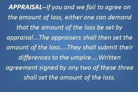 Appraisal process