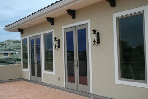 Froant wall coastal residence