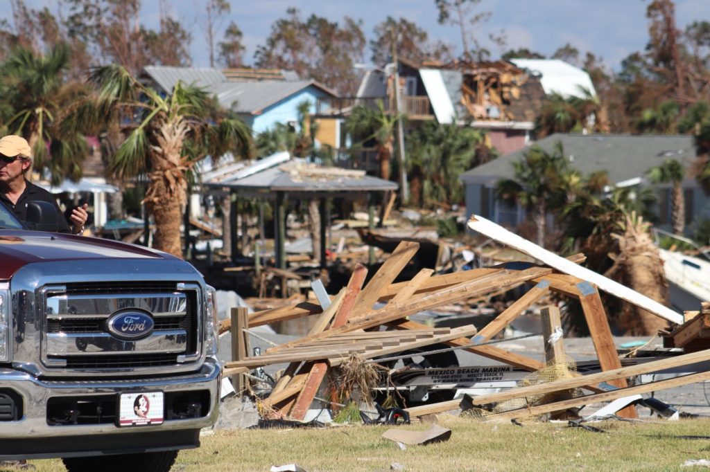 Team Complete on site surveying Hurricane Michael damage