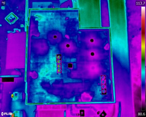 Aerial Thermal Imaging via DJI Inspire 1 & FLIR ZenMuse XT. Polk County School District.