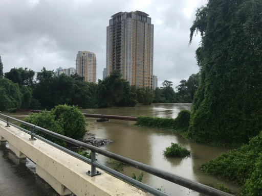 Huston, TX after Hurricane Harvey flooding