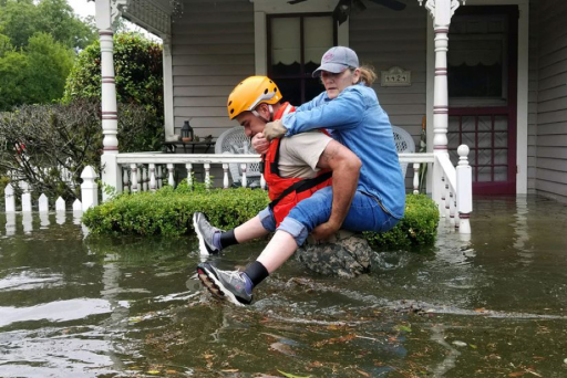 Hurricane Harvey National Guard evacuation