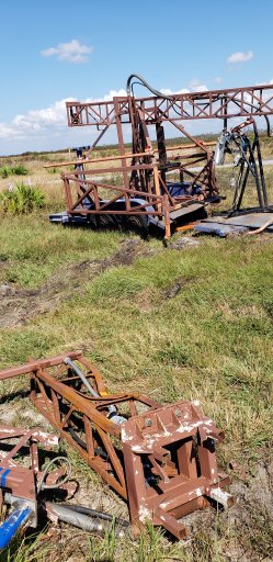 Hurricane research tower damage