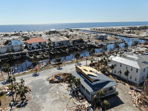 Hurricane Michael Damage Aerial