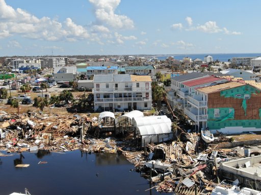 Hurricane Michael Damage Aerial