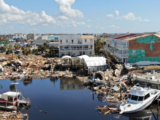 Hurricane Michael Damage Aerial