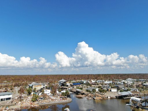 Aerial Hurricane Michael