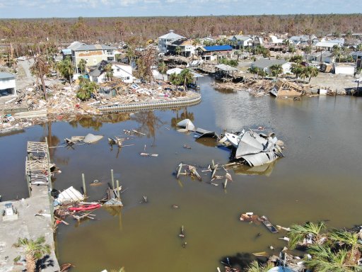 Hurricane Michael Aerial