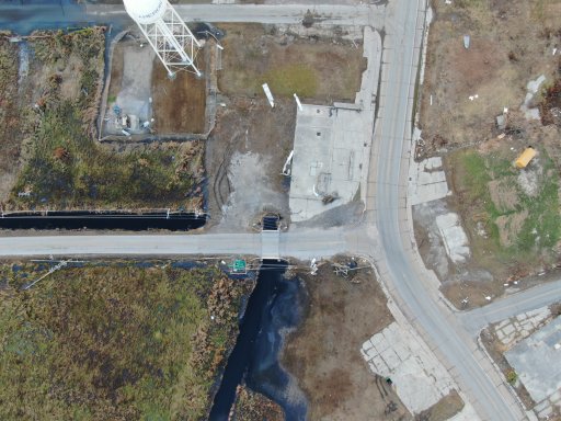 hurricane Laura Aerial