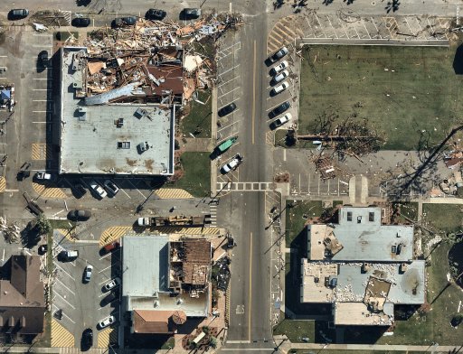 Downtown City of Lynn Haven, FL Hurricane Michael aftermath