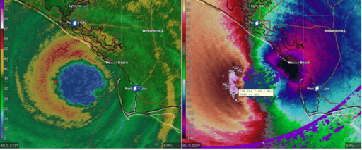 Hurricane Michael path