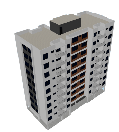 Condo 3D rendering